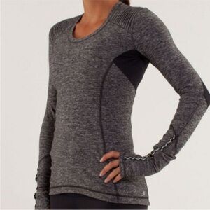 Lululemon Star Runner Gray Long Sleeve Top Women’s 2